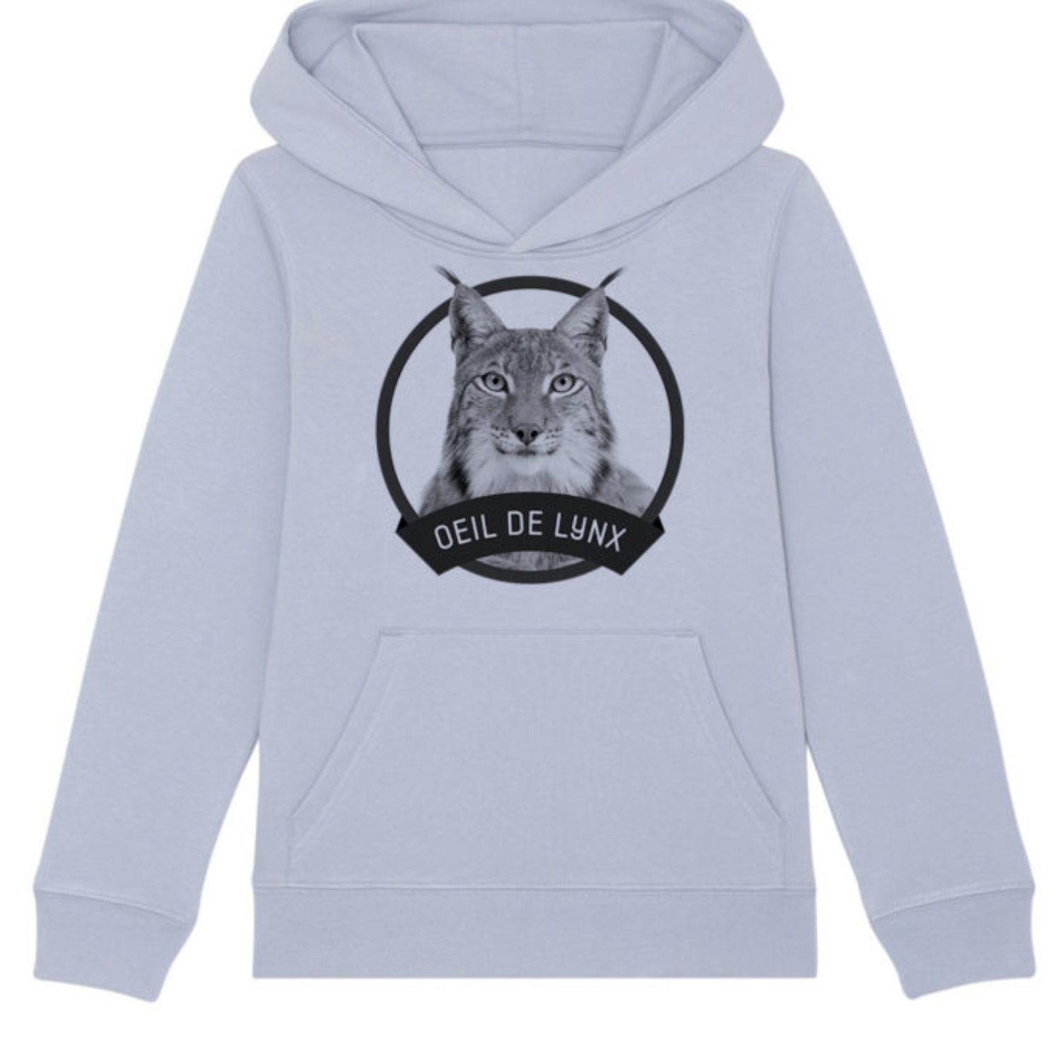 Sweatshirt capuche enfant - Œil de lynx