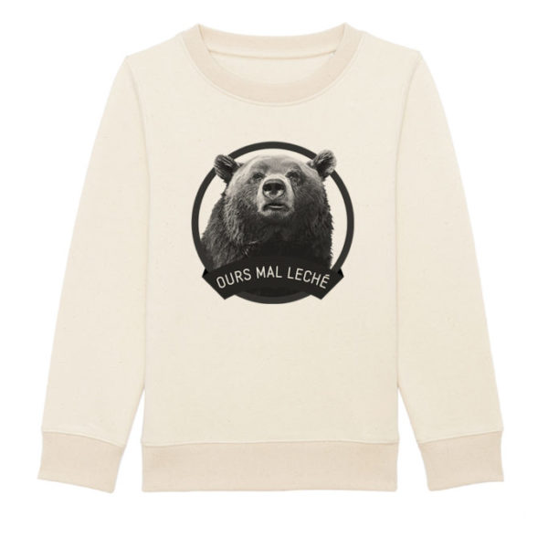 Sweatshirt Enfant - Ours mal leché